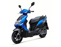 Sym Orbit III Euro 5 Ice sea blue / Matte iron grey (BU-300S/GY-7450U)