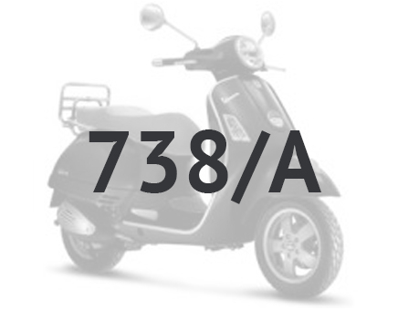 Vespa GTS 250 ie 2005-2009 (met ABS) grey excalibur 738/A