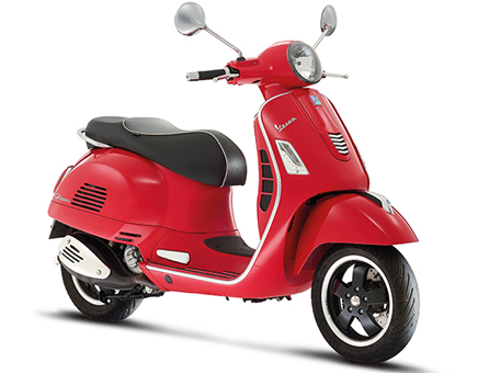 Vespa GTS 300 (super met en zonder ABS) red dragon 894