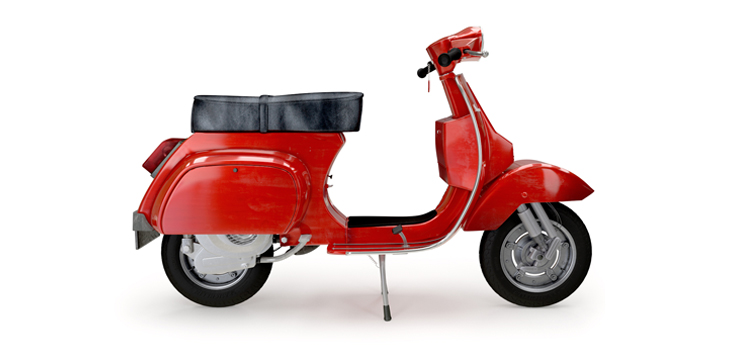 Accessoires/ spiegels Vespa/Piaggio PK