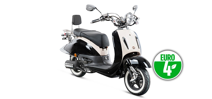 Onderdelen Vom Bella Classic zwart/ crème-wit Euro4