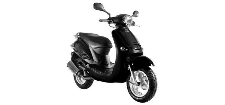 Onderdelen Kymco Yup 2-takt ac zwart glans