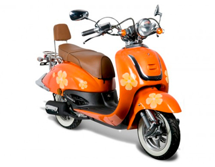 Onderdelen Benzhou Retro oranje