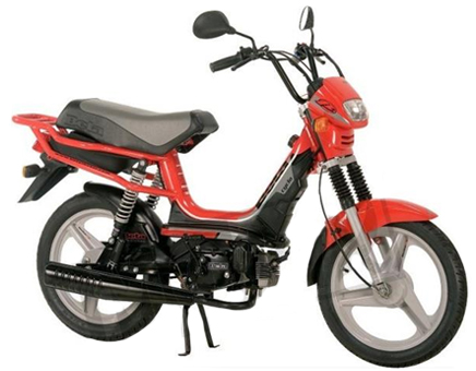 Onderdelen Beta Cyclo 45km rood 2007 2-takt