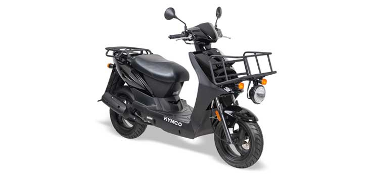 Onderdelen Kymco carry 4-takt injectie euro4 glans zwart