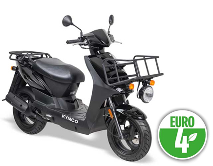 Onderdelen Kymco carry 4-takt injectie euro4 glans zwart