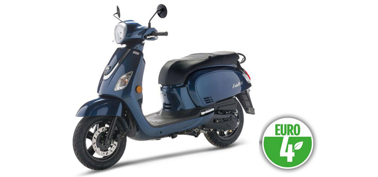 SYM Fiddle III Euro4 matt blue (BU-295S)