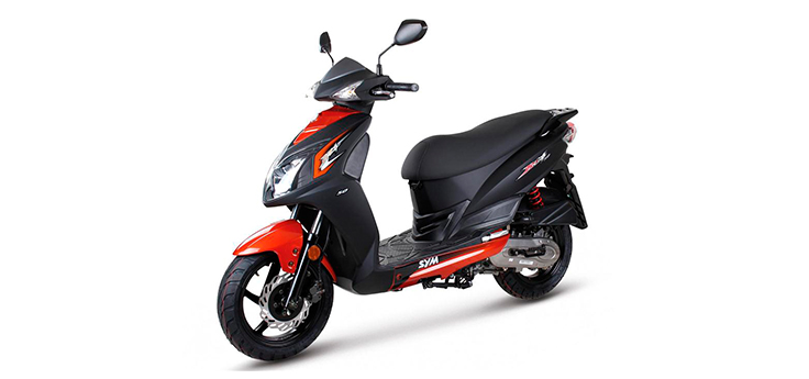 Sym Jet 4 (BK007U OR167S) black orange
