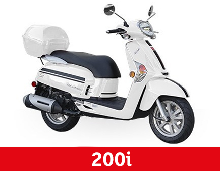 Onderdelen Kymco Like 200i wit