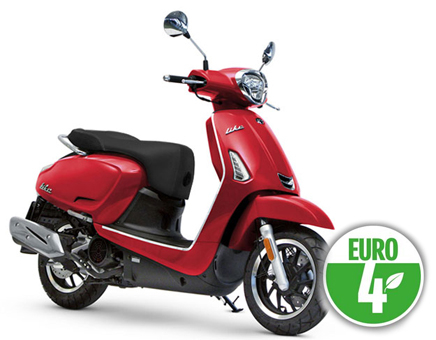 Onderdelen Kymco Like vanaf 2018 rood (euro4)