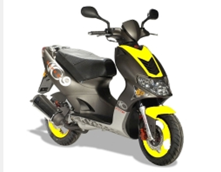 Onderdelen Kymco Super9 ac o.m matzwart geel