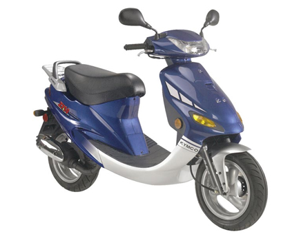 Onderdelen Kymco ZX 2-takt blauw-zilver