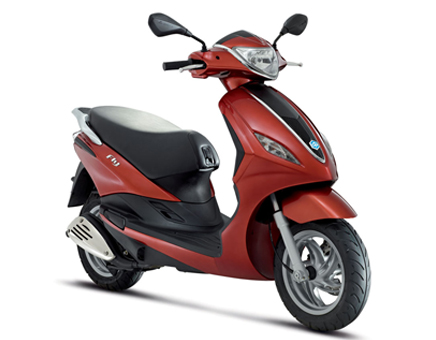 Onderdelen Piaggio New Fly 4-takt 4-klepper (45km/h uitvoering) rood 584a