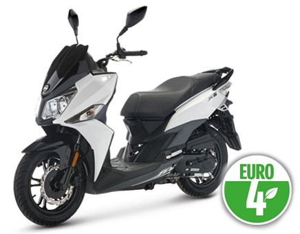 Sym Jet 14 50 E4 white (WH-006)