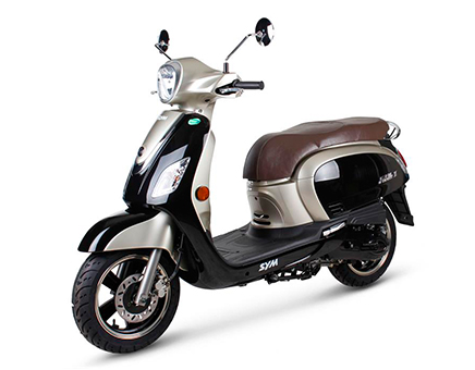 Sym Fiddle III (BK550S S481S) black gold