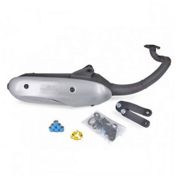 Uitlaat Sito Plus Minarelli Horizontaal 50cc 2-takt Yamaha Aerox/MBK Nitro(YQ50/L)Kat 2004→ /Italjet Dragster 0716