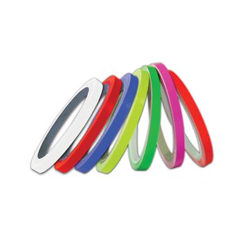 Sticker wielstriping / bies + Montage-adapter blauw