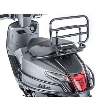 Klapdrager achter Kymco New Like glanszwart Faco