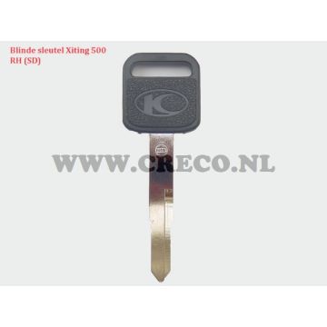 Contactslot sleutel blind/blanco Kymco XCITING 500 RH (SD) origineel (groef rechts)let op foto!