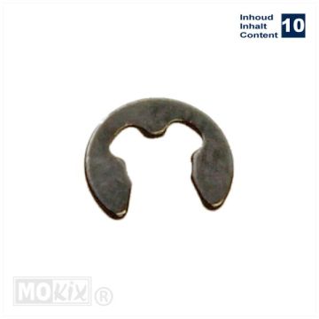 As-borgring/borgclip 4mm geschikt voor as met inkeping 5-7mm as 10 stuks Bollard