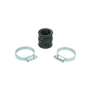 Verbindingsrubber carburateur/inlaatspruitstuk universeel AW=23/23mm l=28mm Dellorto PHVA/PHBN 12-21mm PHBG 19-21mm Amal/Arreche of 12-21 mm Piaggio/Peugeot motorblokken