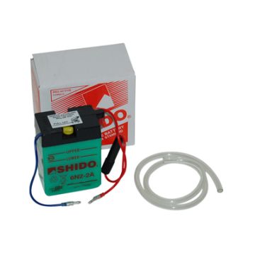Accu 6n2-2a 6v SS50 2amp shido (exclusief zuur)