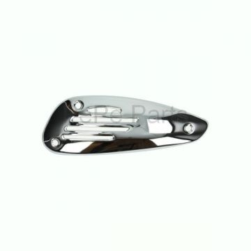 Uitlaat hitteschild Vespa Primavera/Sprint/LX 4-takt 2V E 2 chroom