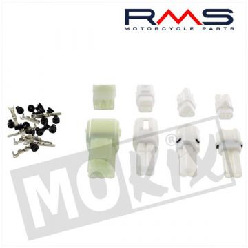 CONNECTOR STEKKER PLUGSET (090) 8delig WR