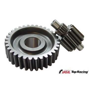 Overbrengingset secundair (made in EU) 14/33 tands scoopy 125/150cc Top Racing