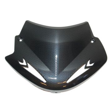 Stuurkap voor/boven scooter speciaal carbon DMP