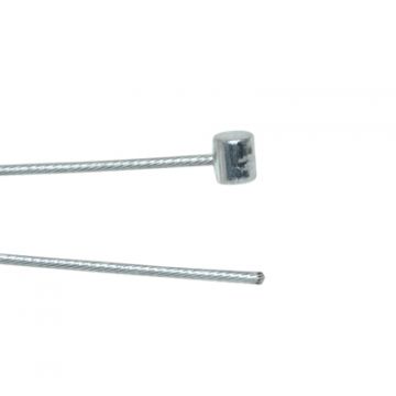 Universele binnen kabel -diameter =1/6mm x 2000mm/nippel diameter =5/5mm x 7mm - gebruikt als schakel/versnellingskabel - gedraaid