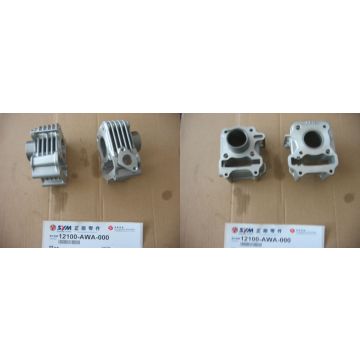 Cilinder SYM new engine type (XS1P37QMA) 4-takt 50cc 37mm SYM Euro 4-5 Fiddle/Orbit 2-3/Symphony-S-SR-ST/Tonik/Xpro/Crox/Jet 4-14/Mio 2/Mask origineel 12100-AWA-000