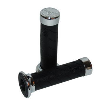 Handvatset scooter  Progrip 862 zwart/chroom