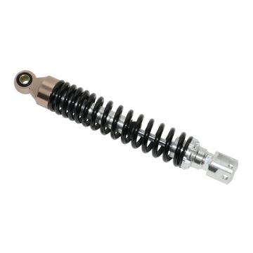 Schokbreker voor minarelli scooters 310mm zwart/chroom dipper
