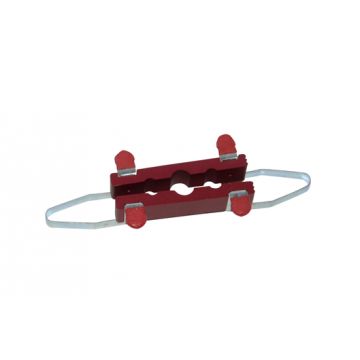 Bankschroef met beschermbekken/hulpstuk Buzetti- voor cilindrische producten diameter  = 6+8+14mm 5078