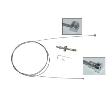 Remkabel voor en achter - reparatieset -universeel- compleet voor alle automaat scooters evenals Vespa Cosa/XL2