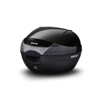 Topkoffer deksel Shad sh33 zwart metallic