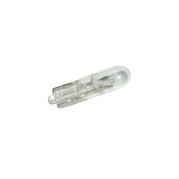 Lamp  W2X4.6d - 6V 1/2W - wit - helder glas (gebruikt als controlelamp Vespa PK/PK S/PK XL)