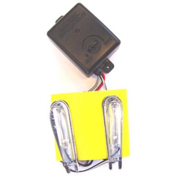 Verlichtingsset stroboscoop wit DMP