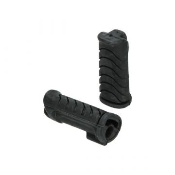 Voetsteunrubber set Peugeot Fox/Puch 13mm zwart DMP