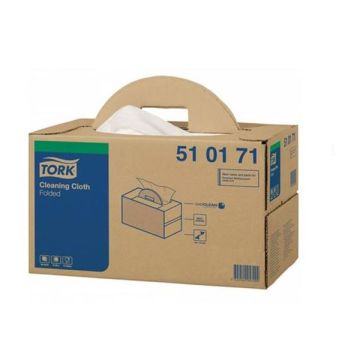 Werkplaats poetsdoek polypropyleen voor lak/chroom/windscherm 210 vellen wit