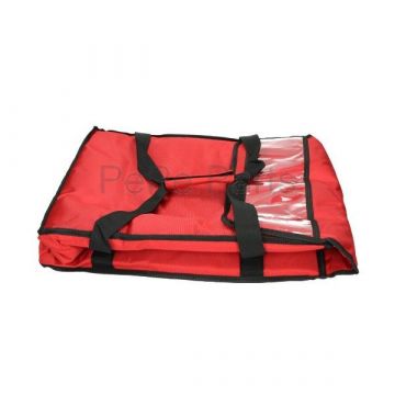 Geisoleerde warmhoud rugzak (pizza/sushi) rood