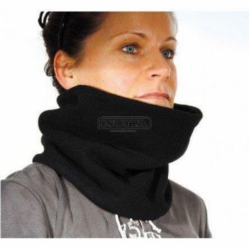 Fleece col universeel ac03 zwart isotta