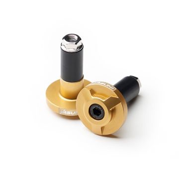 Stuurbalansgewicht set aluminium cnc 22mm goud Yasuni Pro Race