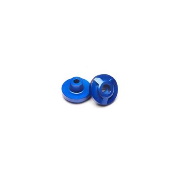 Stuurbalansgewicht set aluminium cnc 22mm blauw Yasuni Pro Race