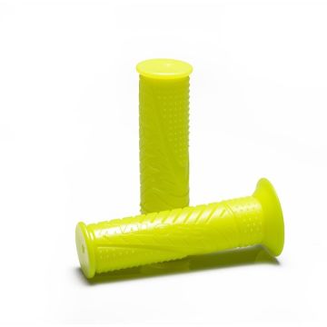 Handvatset Malossi MHR 6918702.y flour geel (Geschikt voor stuurbalansgewichten)