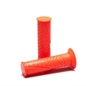 Handvatset Malossi MHR 6918702 fluor oranje (Geschikt voor stuurbalansgewichten)