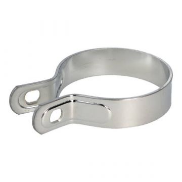 Uitlaatklem (made in EU) 65mm chroom