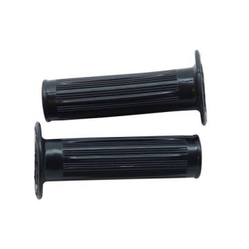 Handvatset streep 22-24mm zwart model Magura oldtimer