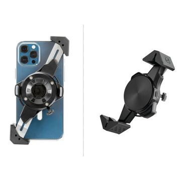 Telefoonhouder Opti-Case Titan chroom Wireless (usb) Lampa 91588